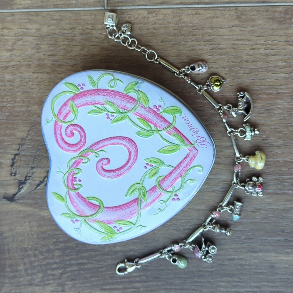 Brighton "Baby Love" girl charm bracelet